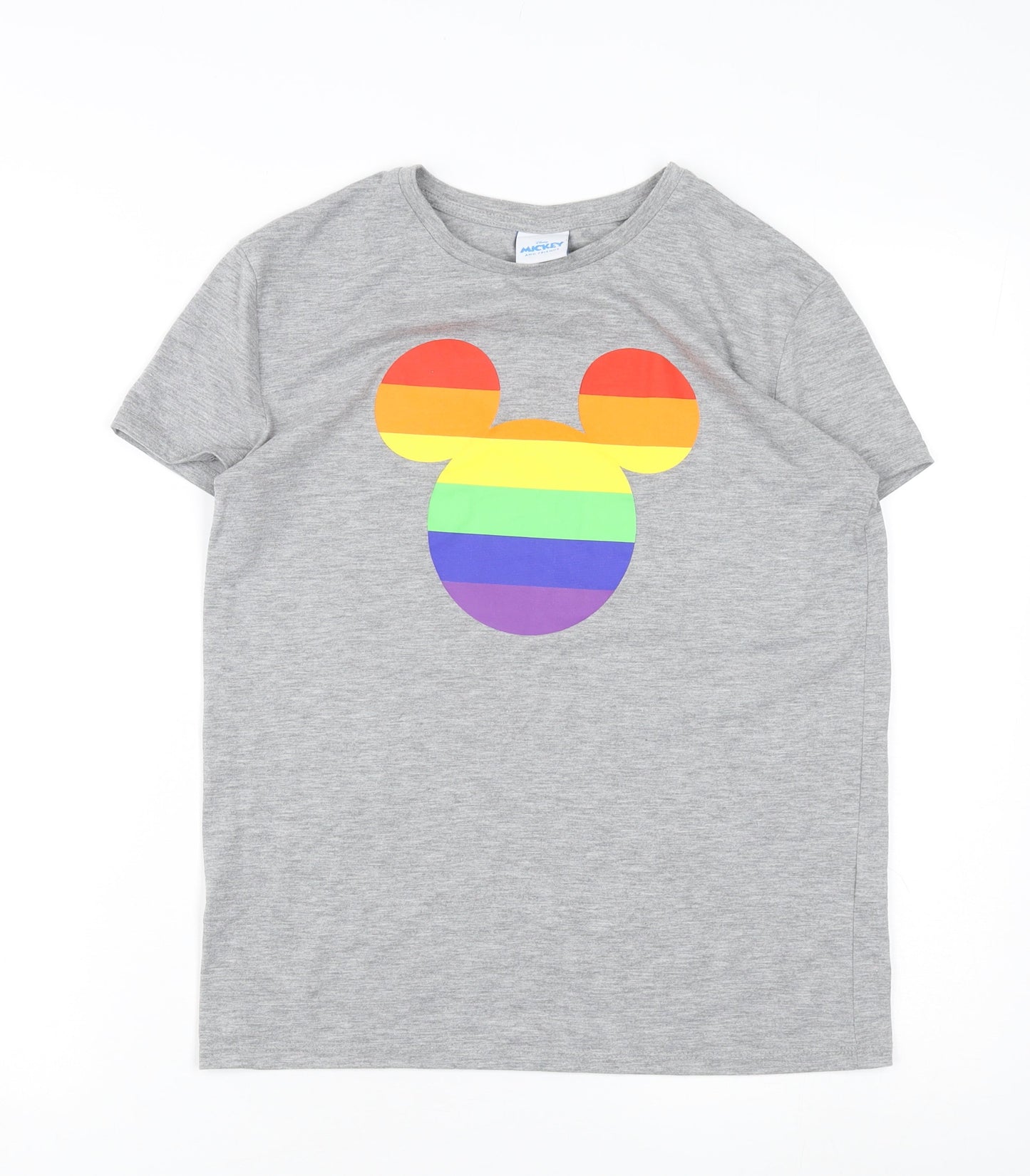 Disney Girls Grey Mickey Mouse T-Shirt - 13 Years
