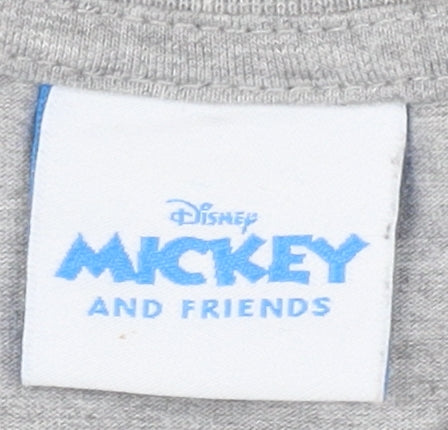 Disney Girls Grey Mickey Mouse T-Shirt - 13 Years