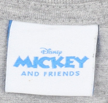Disney Girls Grey Mickey Mouse T-Shirt - 13 Years