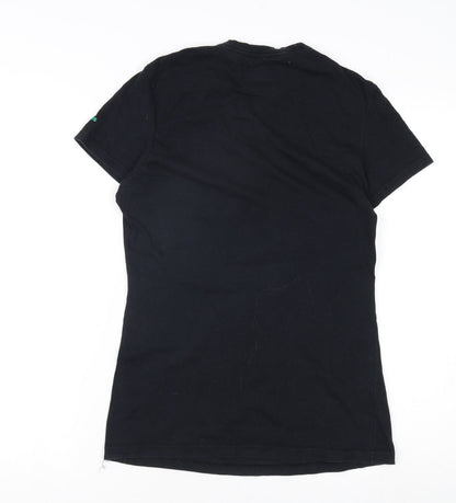 Unisex Adults UK Size S adidas Black Basic T-Shirt