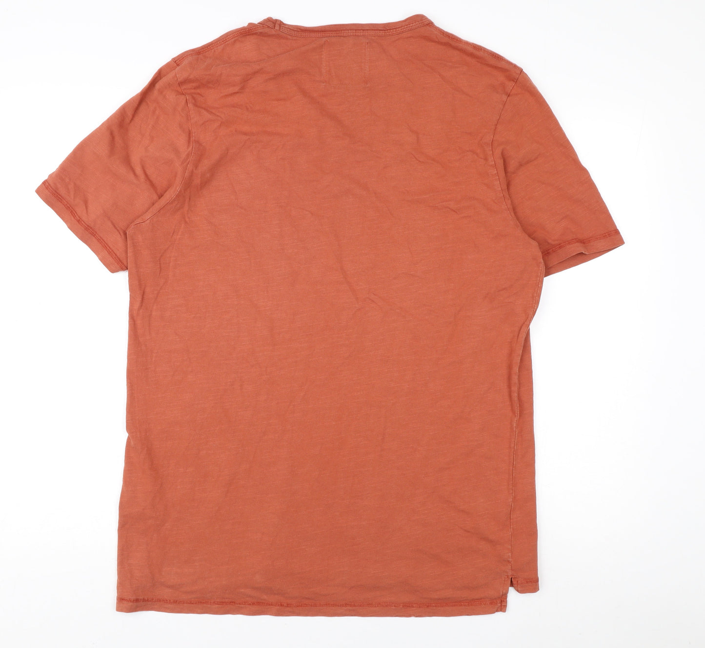 Shore Leave Men's Brown Cotton T-Shirt - Size L