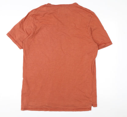 Shore Leave Men's Brown Cotton T-Shirt - Size L