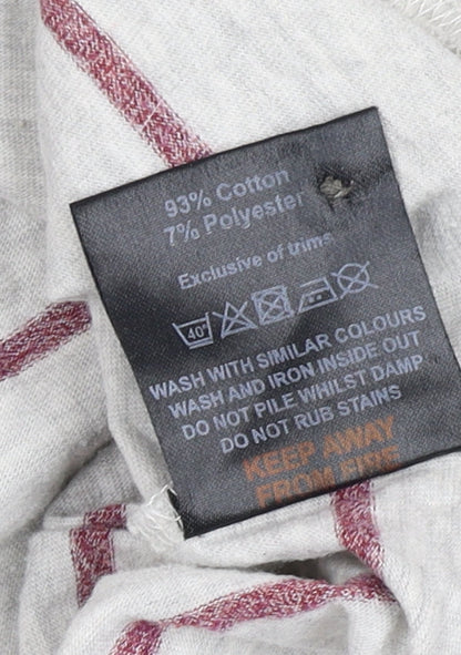 Womens UK Size 12 Tog Twenty Four Grey Jersey T-Shirt