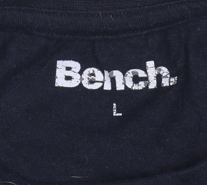 Mens UK Size L Bench Blue  T-Shirt
