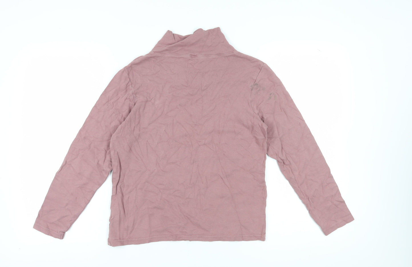Womens UK Size 16 Cotton Traders Pink Basic T-Shirt