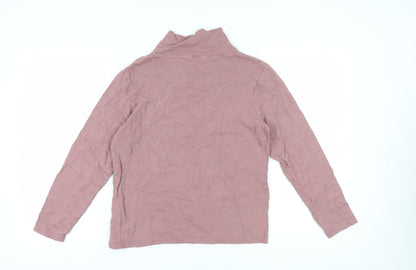 Womens UK Size 16 Cotton Traders Pink Basic T-Shirt