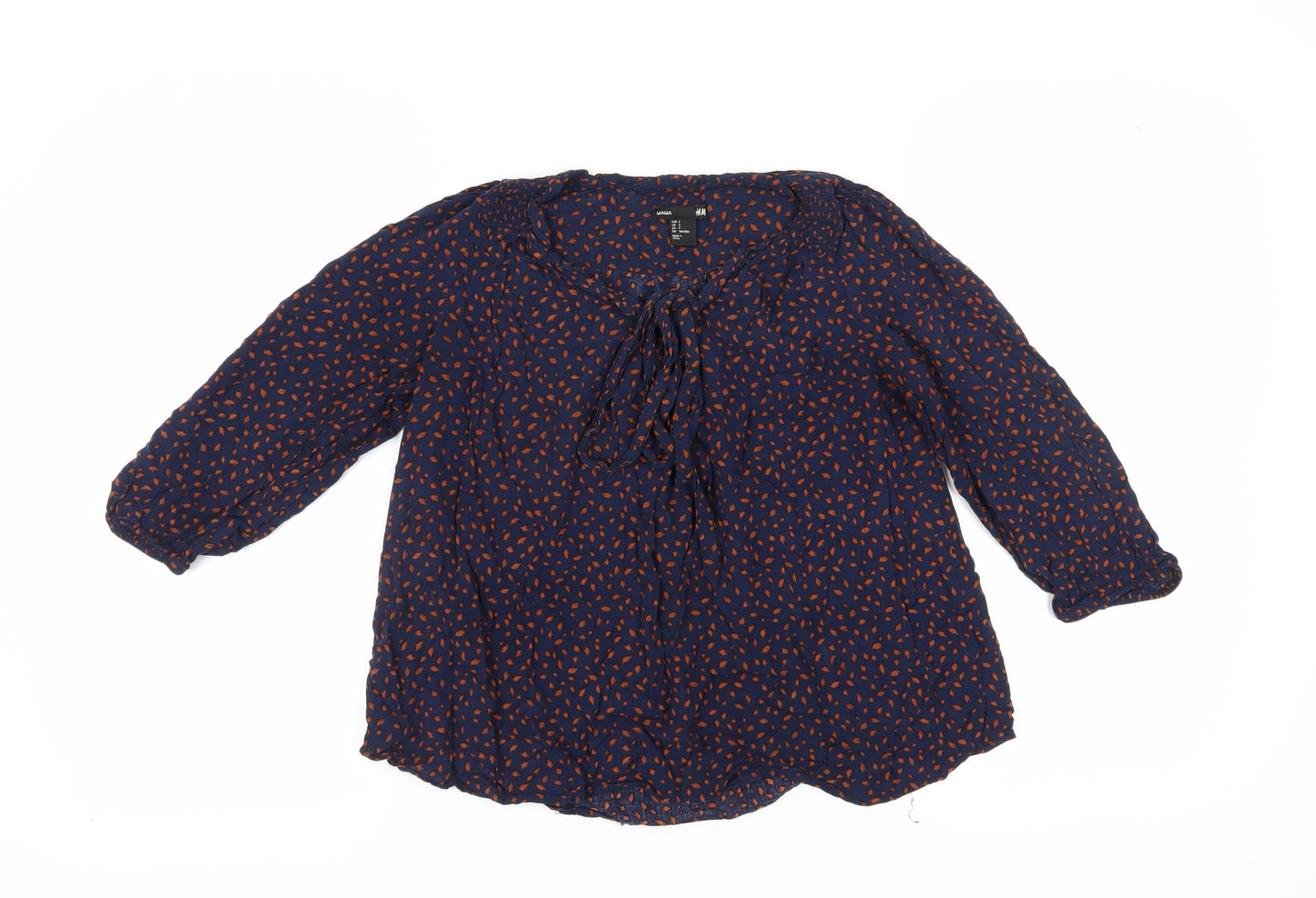 Womens UK Size 10 H&M Blue Kimono Blouse