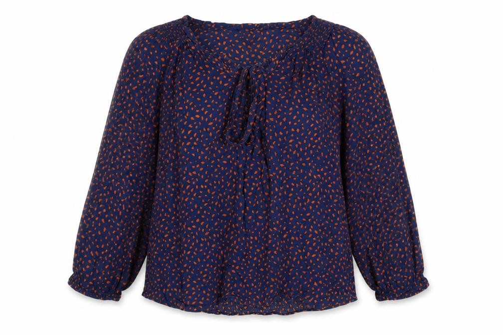 Womens UK Size 10 H&M Blue Kimono Blouse