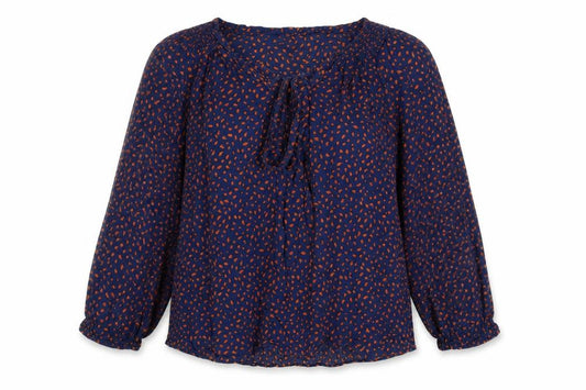 Womens UK Size 10 H&M Blue Kimono Blouse
