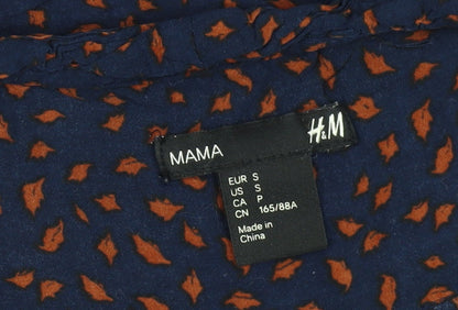 Womens UK Size 10 H&M Blue Kimono Blouse