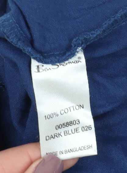 Mens UK Size L Ben Sherman Blue  T-Shirt