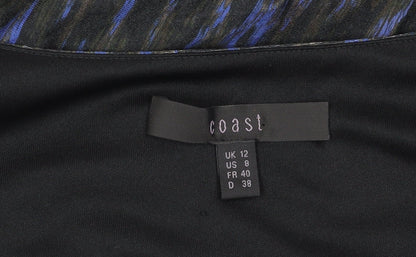 Coast Women's Multicoloured Sheath Dress Size 12