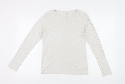 Womens UK Size L Gap Grey Basic T-Shirt