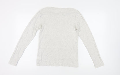 Womens UK Size L Gap Grey Basic T-Shirt
