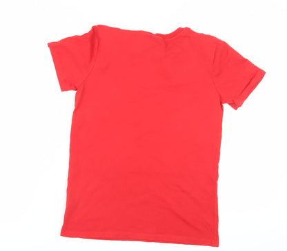 Sonic The Hedgehog Boys Red Graphic T-Shirt 13-14 Years