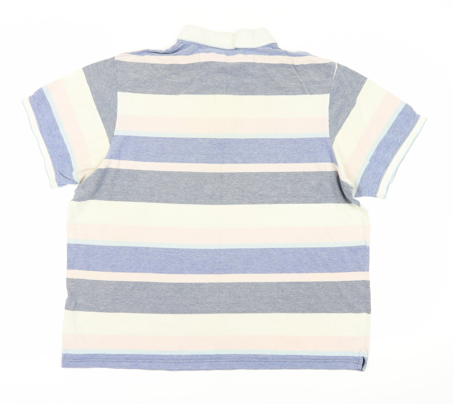 Maine New England Men's Multicoloured Striped XL Polo