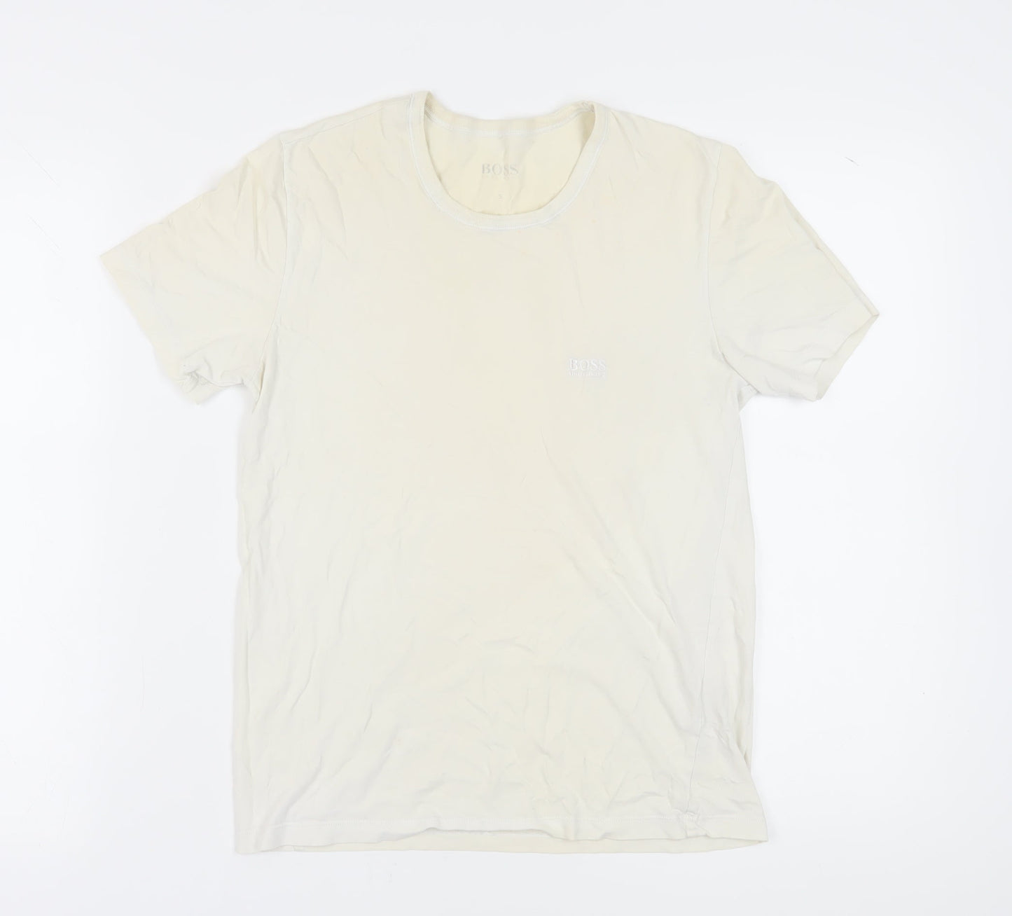 Mens UK Size S HUGO BOSS Beige  T-Shirt