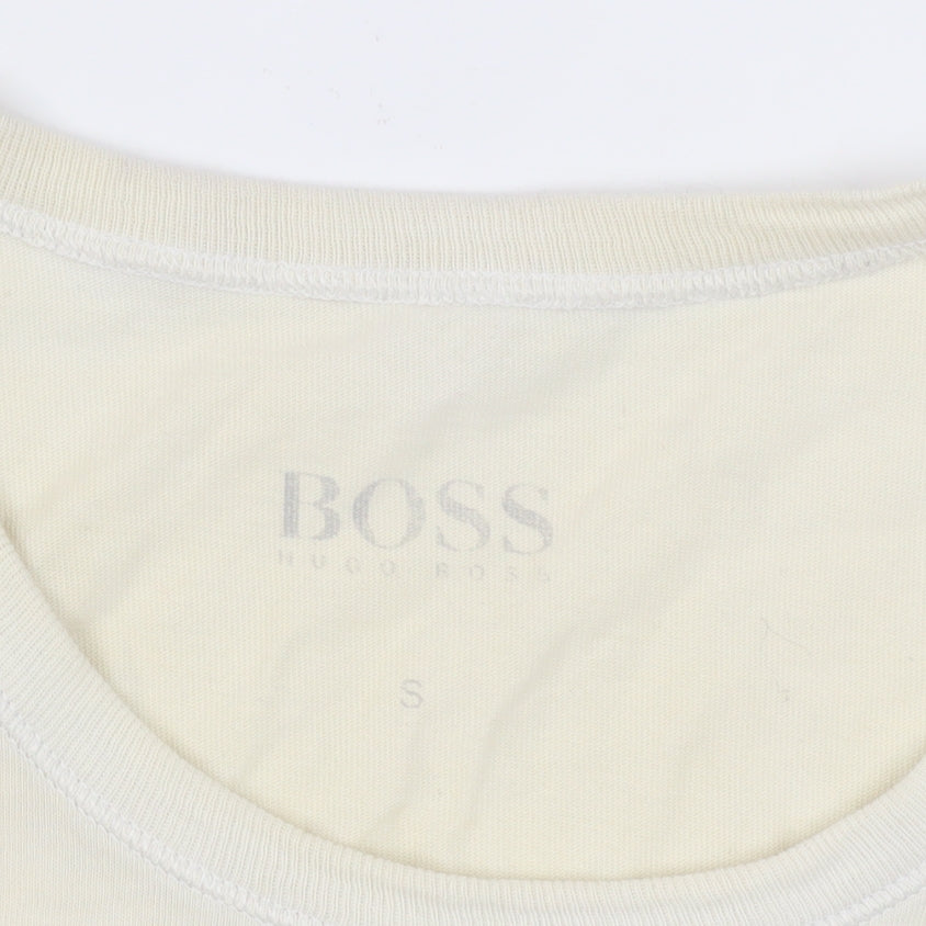 Mens UK Size S HUGO BOSS Beige  T-Shirt