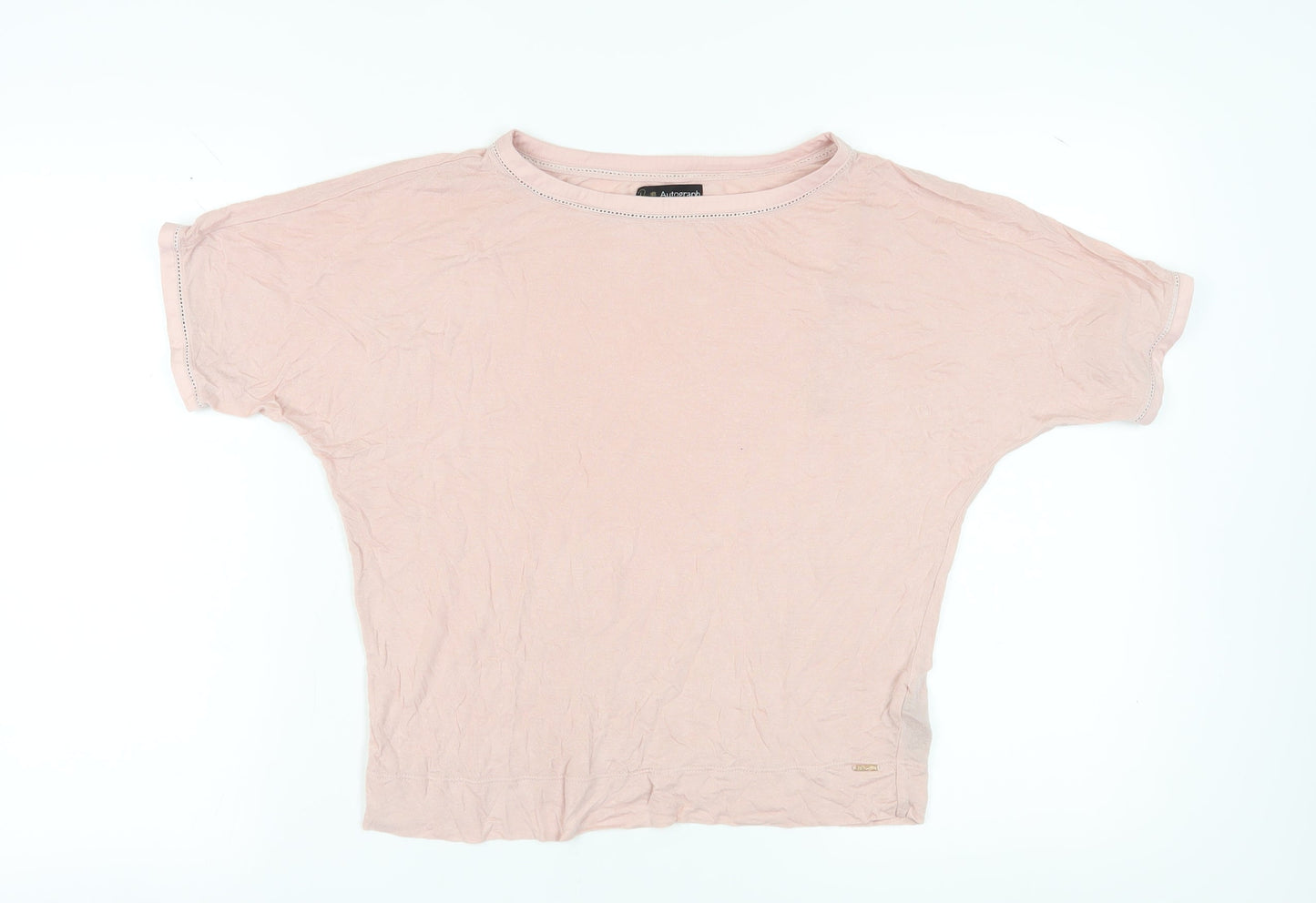Womens UK Size 10 Marks and Spencer Pink  T-Shirt