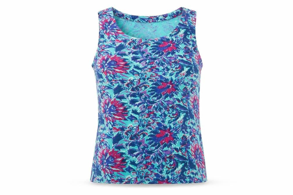 Womens UK Size M Adini Multicoloured Basic Tank