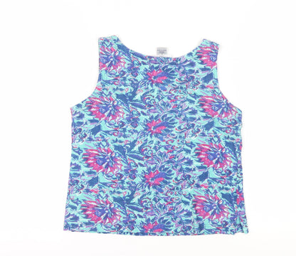 Womens UK Size M Adini Multicoloured Basic Tank