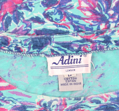 Womens UK Size M Adini Multicoloured Basic Tank