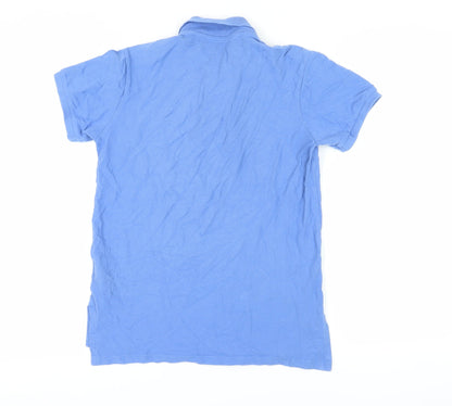 James Caxton Men's Blue XS Polo Shirt - Short Sleeve Cotton