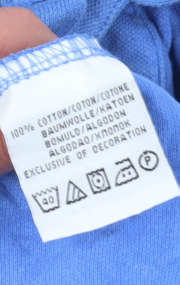 James Caxton Men's Blue XS Polo Shirt - Short Sleeve Cotton