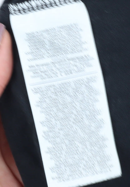 Nike Men's Black T-Shirt, Size S, Crew Neck, Logo Accent