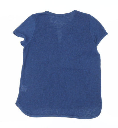 Womens UK Size M Brave Soul Blue  T-Shirt