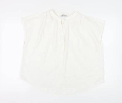 Womens UK Size 18 Soon Ivory Basic Blouse