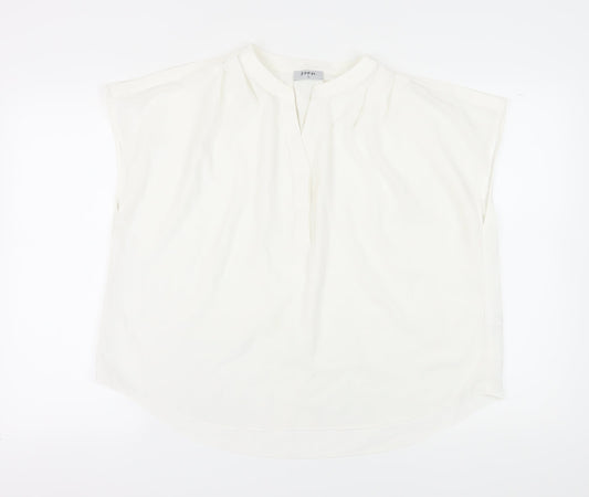 Womens UK Size 18 Soon Ivory Basic Blouse