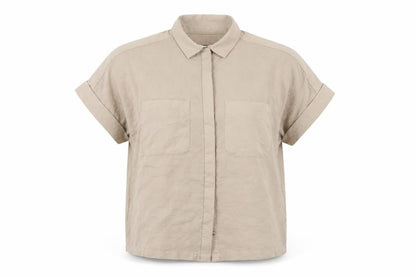 Womens UK Size 12 Marks and Spencer Beige  Blouse