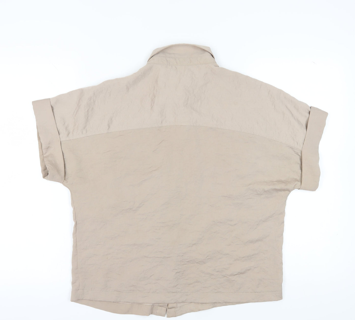 Womens UK Size 12 Marks and Spencer Beige  Blouse