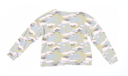 Marks and Spencer Girls Camouflage Sweatshirt 11-12 Pullover