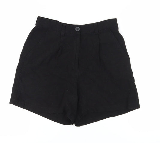 ASOS DESIGN Women's Black Chino Shorts Size 10