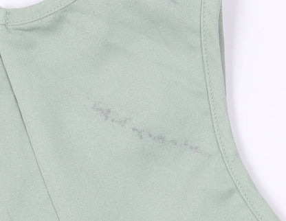 Pretty Little Thing Women's Green Jumpsuit Size 8