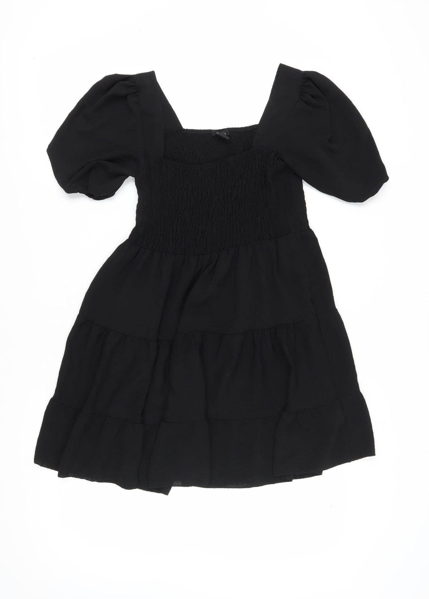 boohoo Women's Black A-Line Dress Size 12