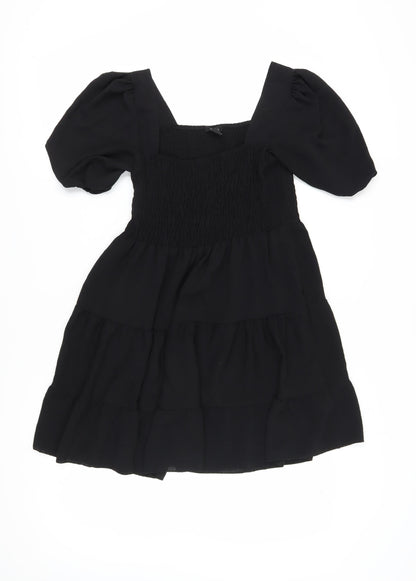 boohoo Women's Black A-Line Dress Size 12