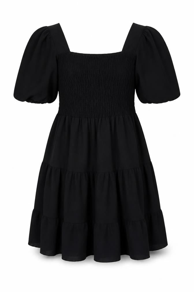 boohoo Women's Black A-Line Dress Size 12