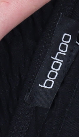 boohoo Women's Black A-Line Dress Size 12