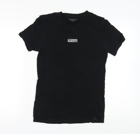 Mens UK Size S AllSaints Black  T-Shirt