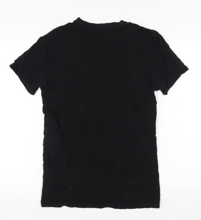 Mens UK Size S AllSaints Black  T-Shirt