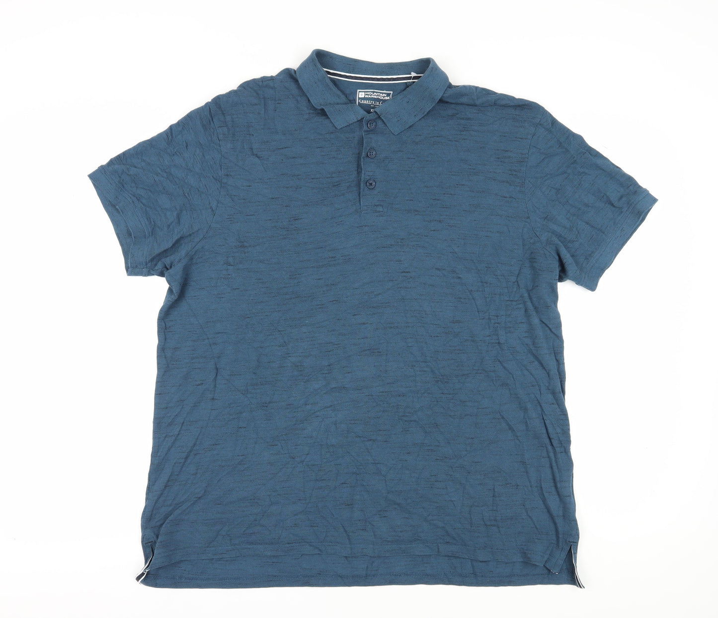 Mountain Warehouse Men’s Blue XL Polo Shirt
