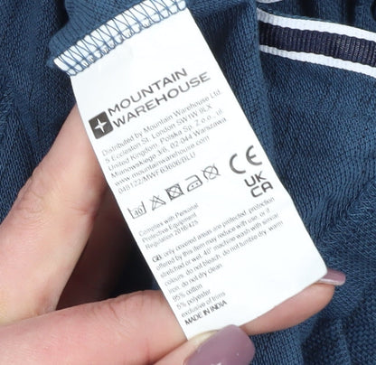 Mountain Warehouse Men’s Blue XL Polo Shirt