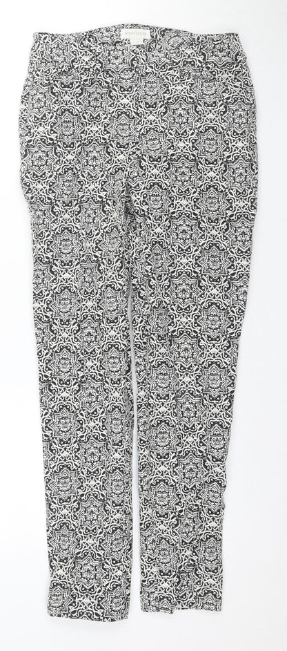 Monsoon Women's Black Geometric Jegging Size 8
