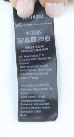 Monsoon Women's Black Geometric Jegging Size 8