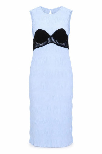 ZARA Women's Blue Shift Sleeveless Dress Size S
