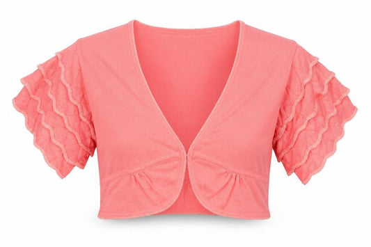 Womens UK Size 2 Karen Millen Pink Shrug Jumper