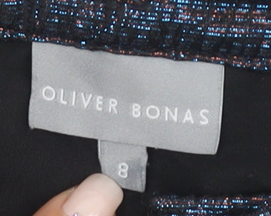 Oliver Bonas Women's Black Size 8 Straight Trousers